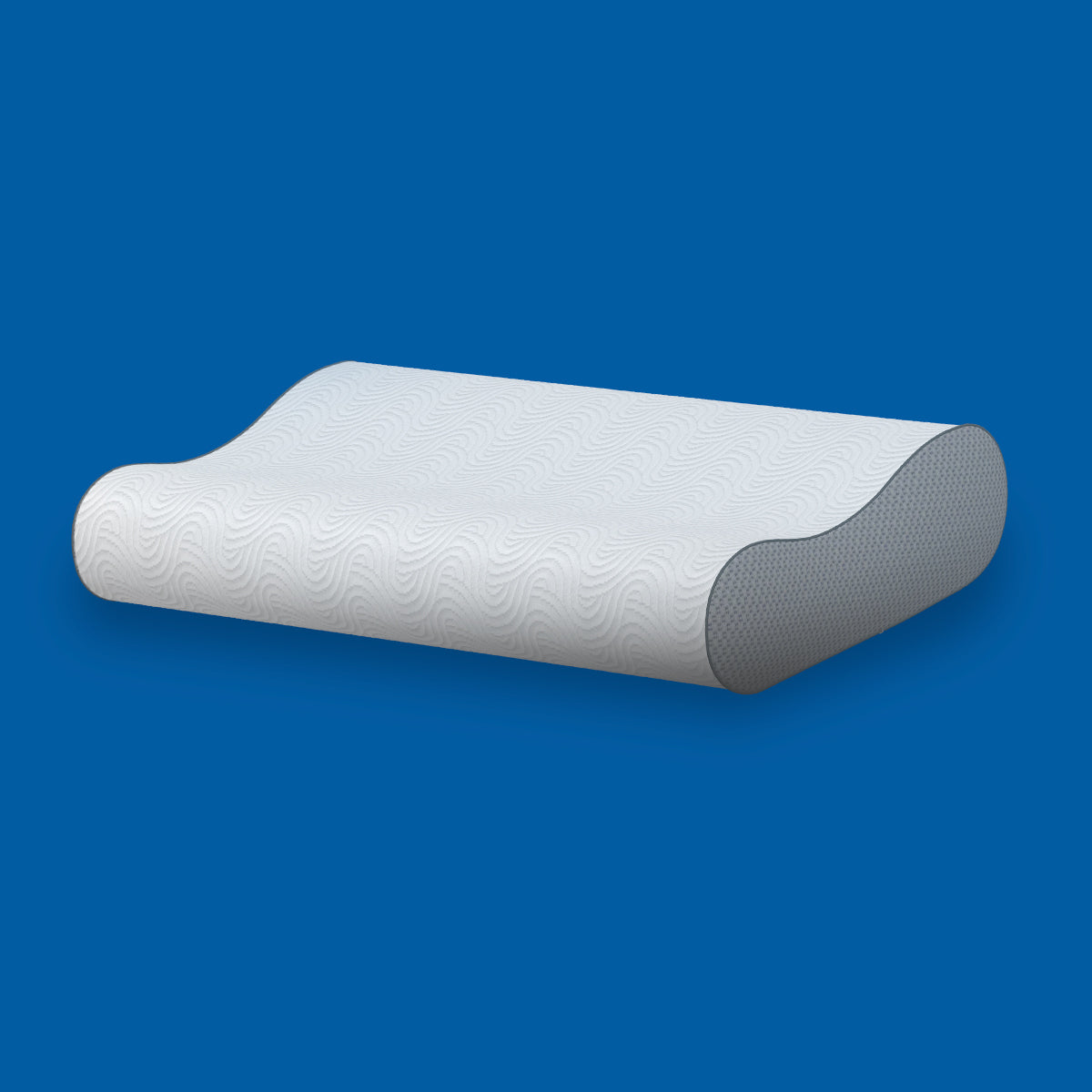 Memory foam curved pillow